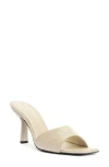 Schutz Posseni Leather Sandal In Pearl Leather