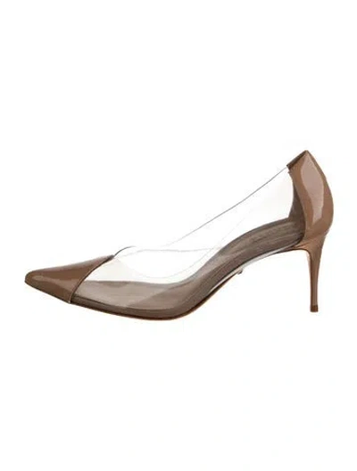 Pre-owned Schutz Pvc Pumps In Transparent