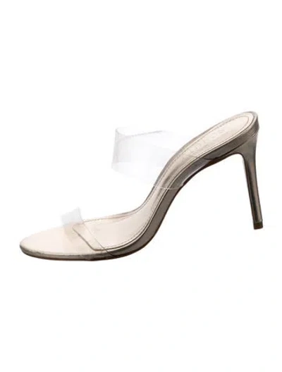 Pre-owned Schutz Pvc Sandals In Neutrals