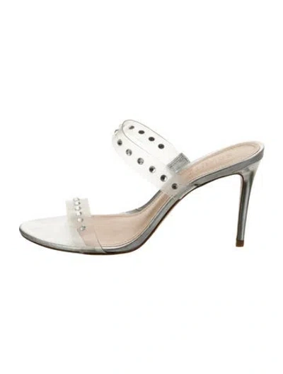 Pre-owned Schutz Pvc Sandals In Neutrals