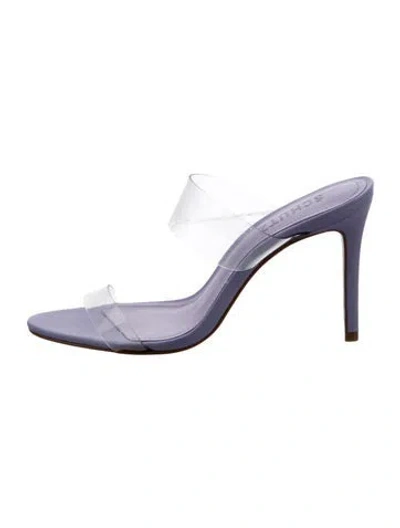 Pre-owned Schutz Pvc Sandals In Purple