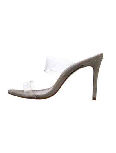 Pre-owned Schutz Pvc Sandals In Transparent