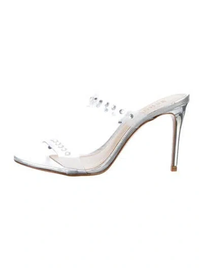 Pre-owned Schutz Pvc Sandals In White