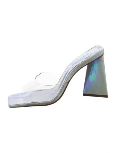 Pre-owned Schutz Pvc Slides