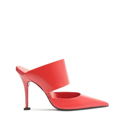 Schutz Quereda Leather Pump In Red