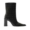 Schutz Raffaela Pointed Toe Bootie In Black