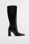 Schutz Raffaela Up Knee-high Boot In Black, Women's At Urban Outfitters