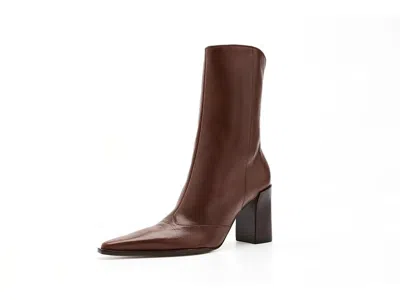 Schutz Raffaela Women's Boots Warm Toffee: 10.5 M, Leather
