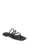 Schutz Rania Strappy Flip Flop In Black