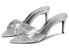 Schutz Renee Mule In Silver