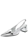 Schutz Rhonda Mid Slingback Heels Spechio