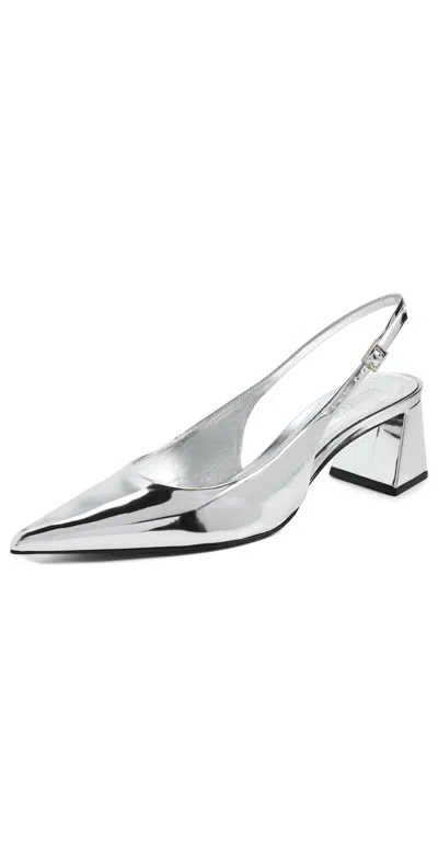 Schutz Rhonda Mid Slingback Heels Spechio