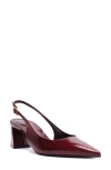 Schutz Rhonda Mid Slingback Pointed Toe Pump