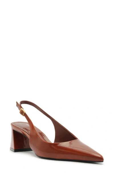 Schutz Rhonda Mid Slingback Pointed Toe Pump