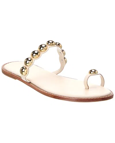 Schutz Romy Leather Sandal In Neutral