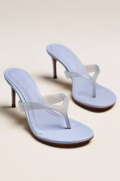 Schutz Roslyn Jelly Thong Sandals In Blue