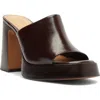 Schutz Rowan Platform Sandal In Brown