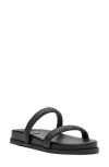 Schutz Ruby Sporty Slide Sandal In Black