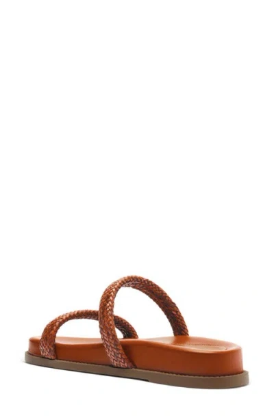 Schutz Ruby Sporty Slide Sandal In Sunset Ochre