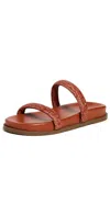 Schutz Ruby Sporty Slide Sandal In Sunset Ochre