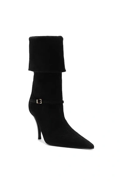 SCHUTZ RUDY FOLDOVER BUCKLE BOOT IN BLACK, WOMEN'S AT URBAN OUTFITTERS