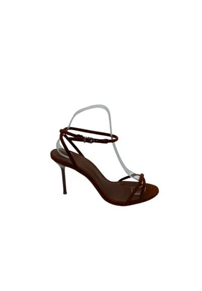 Schutz Sandal Heel 10cm Woman  With Ankle Strap