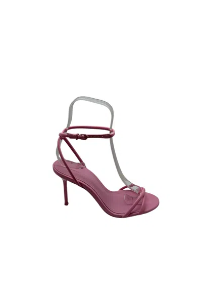 Schutz Sandal Heel 10cm Woman  With Ankle Strap