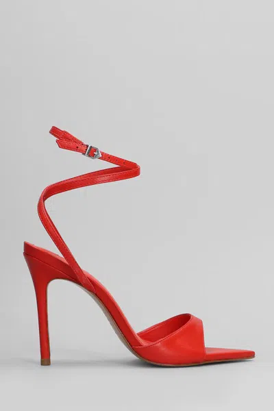 Schutz Sandals In Red