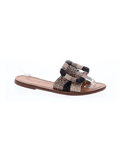 Pre-owned Schutz Sandals In Brown