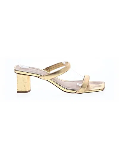 Pre-owned Schutz Sandals In Gold
