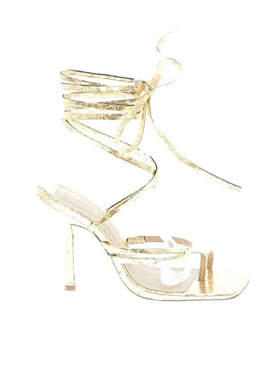 Pre-owned Schutz Sandals In Gold
