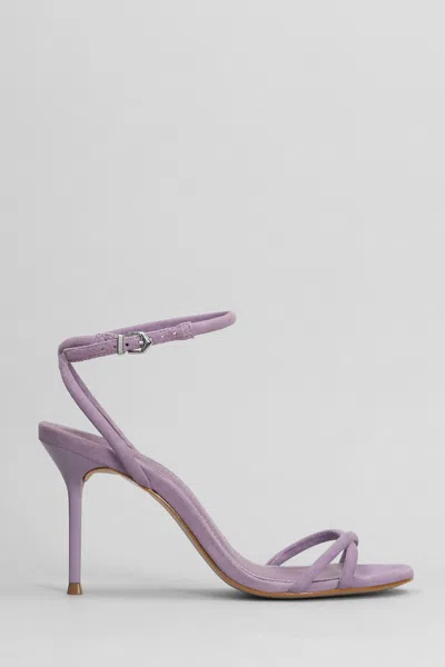 Schutz Sandals In Viola Suede