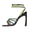 Schutz Sandals Multicolour In Multicolour