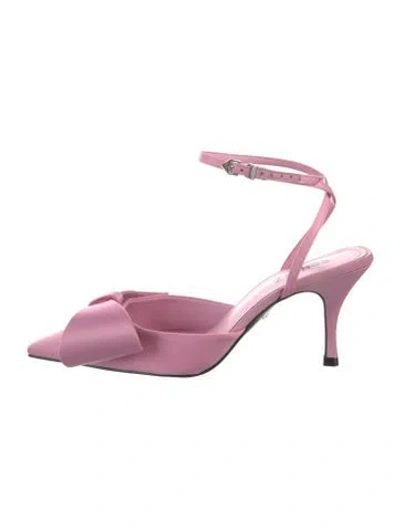 Pre-owned Schutz Satin Pumps In Pink