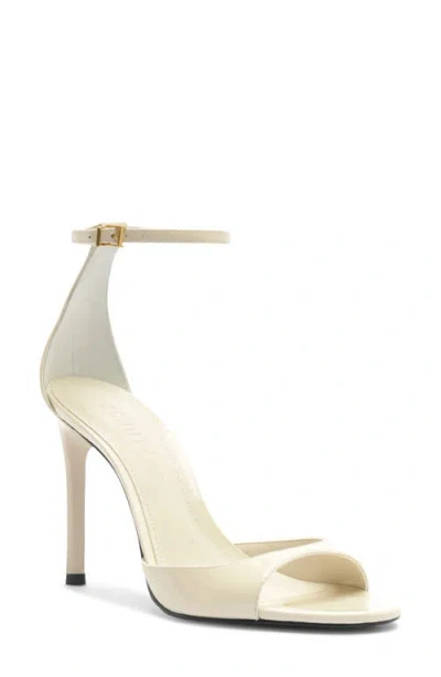 Schutz Scarlett Ankle Strap Sandal In White