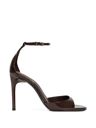 Schutz Scarlett Buckle-strap Pumps In Brown