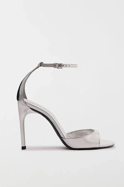 Schutz Scarlett Heeled Sandal In Prata, Women's At Urban Outfitters In Silver