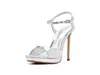 Schutz 115mm Scarlett Metallic Leather Platform Sandals In Multi