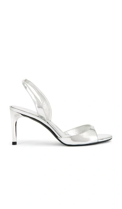 Schutz Scarlett Sling Mid Å‡‰éž‹ Â€“ Prata. Å°ºç � 9.5 (also Â€“ 5, 5.5, 7.5, 6, 6.5, 7, 8, 8.5, 9, 10, 11) In Silver