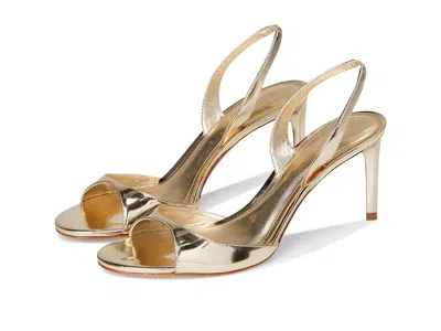 Schutz Scarlett Sling Mid In Gold