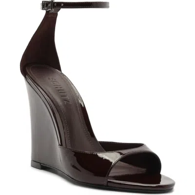 Schutz Scarlett Wedge Ankle Strap Sandal In Multi