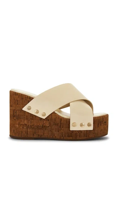 Schutz Serena Wedge Sandal In Neutral