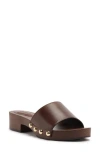 Schutz Shayla Slide Sandal In Brown
