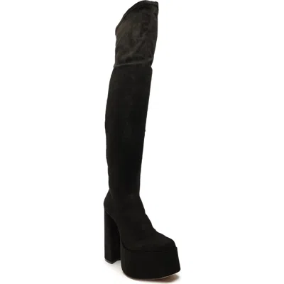 Schutz Shirley Over The Knee Boot In Black