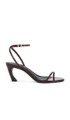 Schutz Siena Curve Mid 샌들 In Burgundy