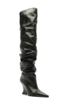 Schutz Siena Over The Knee Slouch Boot In Black