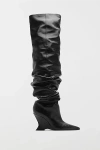 Schutz Siena Over The Knee Slouch Boot In Black