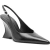 Schutz Siena Slingback Wedge Pump In Black