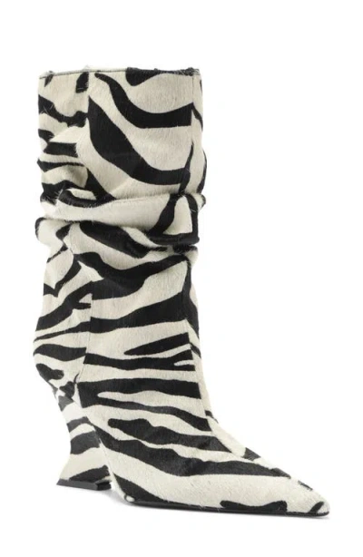 SCHUTZ SCHUTZ SIENA SLOUCH WEDGE BOOTIE