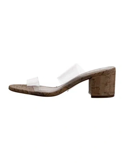 Pre-owned Schutz Slides In Brown